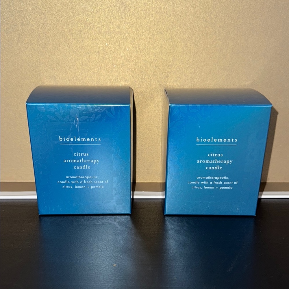 Bioelements Citrus Aromatherapy Candle Set of 2